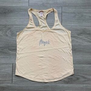 Victoria’s Secret Butter Yellow “Angel” PJ Tank